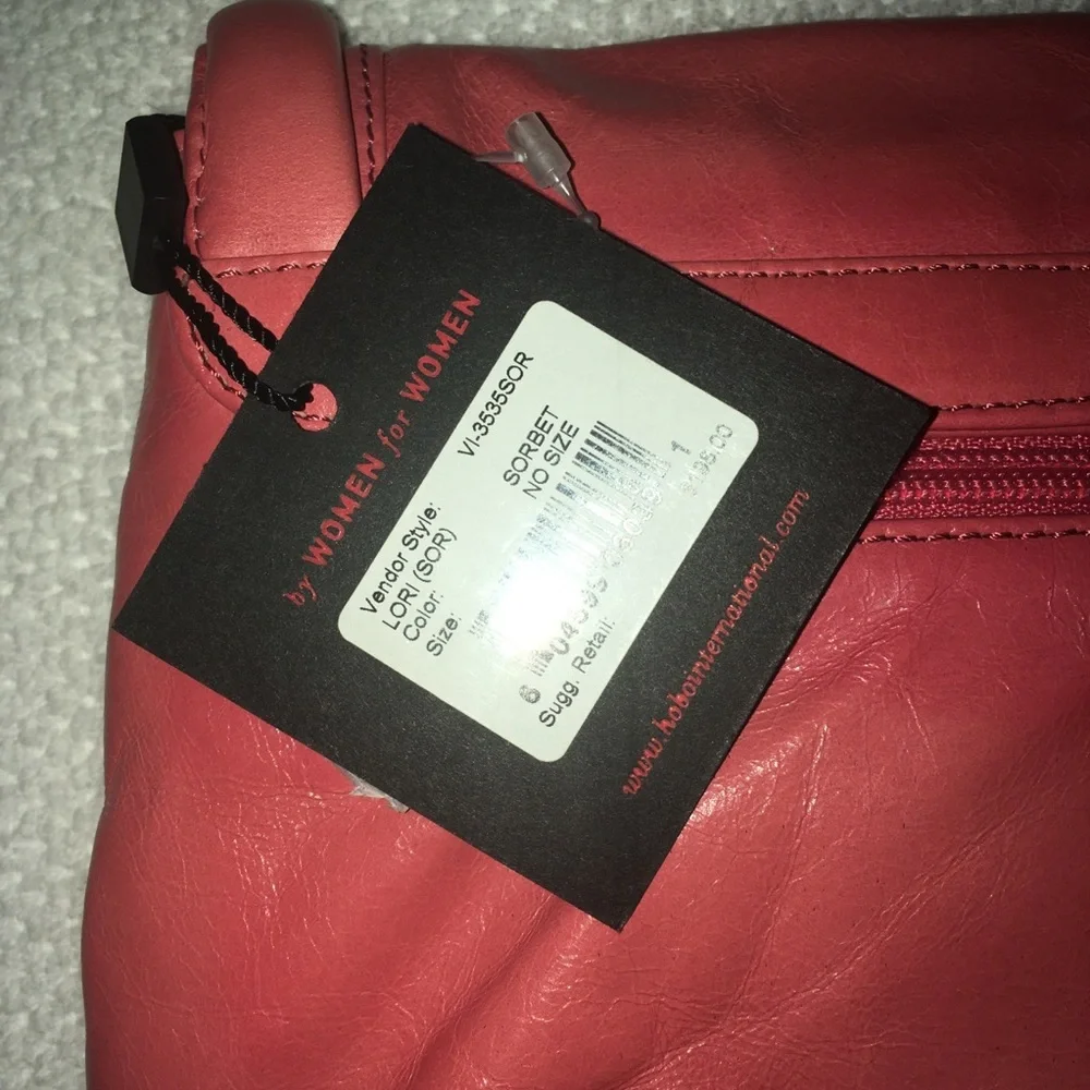 NWT Hobo International Clutch handbag Salmon purse